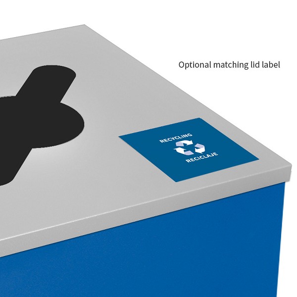 Optional lid labels for clear sorting 