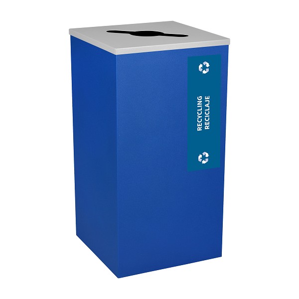 Adhesive vinyl bin label can be applied to any bin 