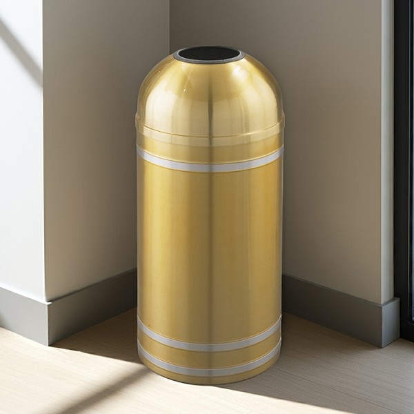 Capri Waste Receptacle with Open Dome-Top - BE 