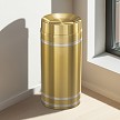 In Satin Brass with Satin Aluminum Bands 