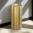 In Satin Brass with Satin Aluminum Bands 