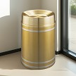 In Satin Brass with Satin Aluminum Bands 