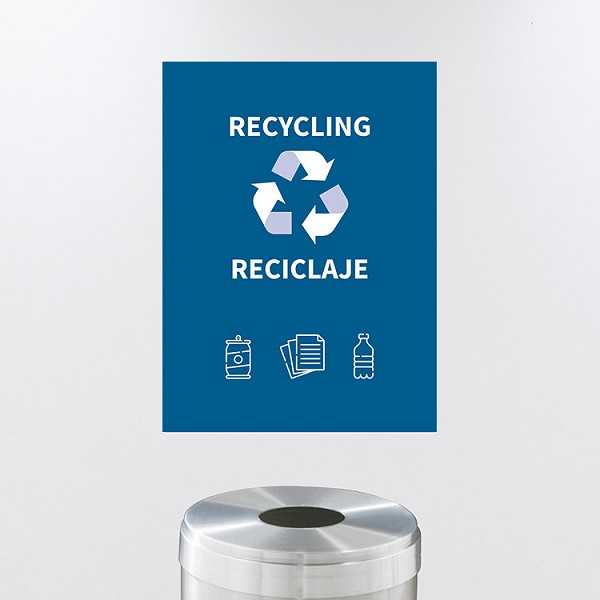 Single Stream PVC Wall Sign | Denver, CO Compliant | 11" x 15" 