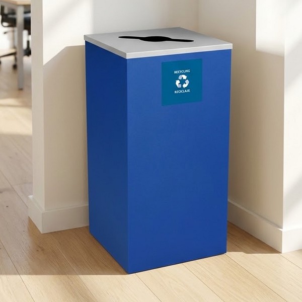 Kaleidoscope Square Container with Magnet Bin Decals | Denver Compliant 