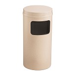 Mount Everest 10 Gal Waste Bin with Flat Top - Desert Stone