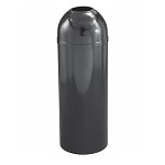 Mount Everest 8 Gal Waste Bin with Open Dome Top - Slate Gray