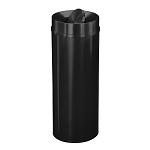 Mount Everest 12 Gal Waste Bin with Tip-Action Top - Satin Black