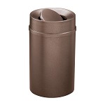 Mount Everest 33 Gal Waste Bin with Tip-Action Top - Copper Vein