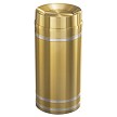 In Satin Brass with Satin Aluminum Bands 
