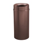 Mount Everest 16 Gal Waste Bin with Funnel Top - Copper Vein